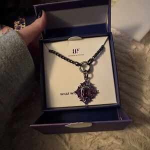 Elegant Purple Pendant Necklace
